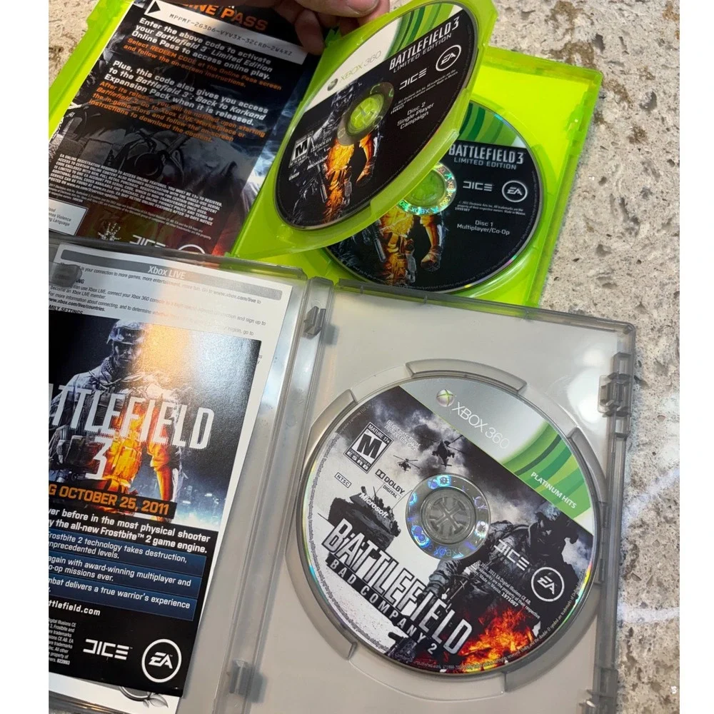 Battlefield 3 Limited Edition & Bad Company 2 Platinum Hits Xbox 360 Bundle EA